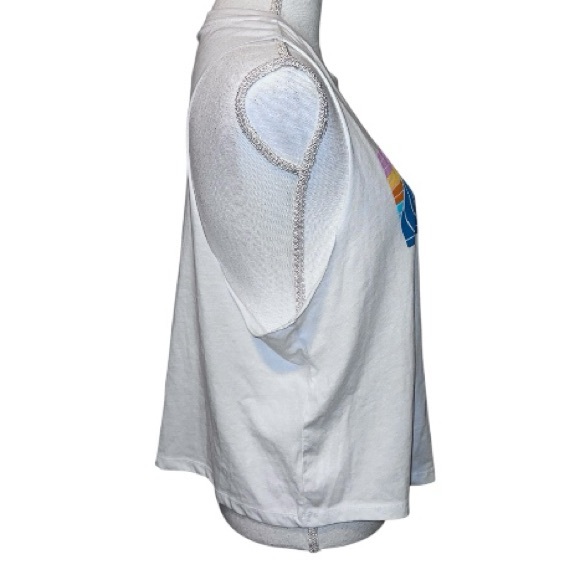 M22 women’s waves racerback tank top - Picture 4 of 6